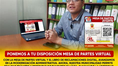 En La Municipalidad Provincial De Ascope Ponemos A Tu Disposici N Mesa