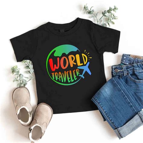 World Traveler Shirt Toddler Tshirt Travel Shirt Trendy Etsy