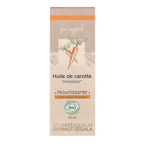 Huile de Carotte Bio Teint éclatant et hydratation 50ml