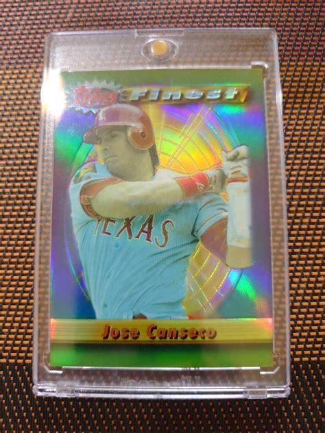 1994 Topps Finest Refractor Jose Canseco Topps 売買されたオークション情報yahooの商品