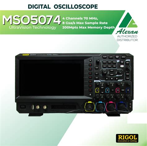 Rigol Mso Digital Mixed Oscilloscope Channels Mhz Gsa S Max