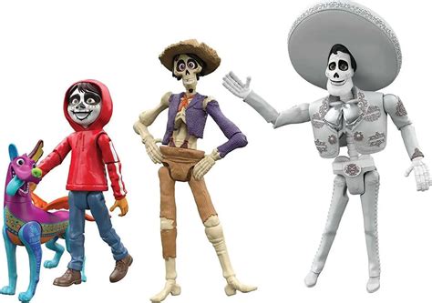 Disney Pixar Coco Storytellers Dante Miguel Hector Ernesto Figure Set