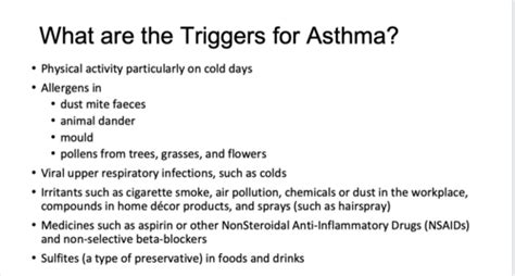 Asthma Flashcards Quizlet