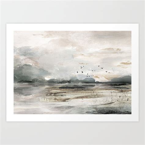 Seascape Sunset Painting Art Print by Dan Hobday Art | Society6