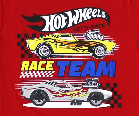 Ripley Polo Manga Larga Algod N Ni O Hot Wheels Rojo Hws