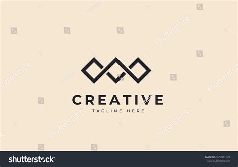 Three Infinite Squares Unique Triple Squares Stock Vector (Royalty Free ...