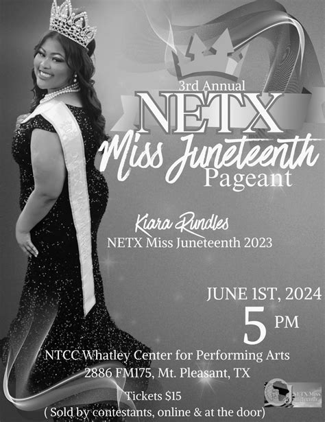 3rd Annual Miss Juneteenth Pageant To Sweep You Off Your Feet Mount