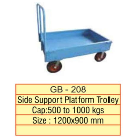 Side Support Platform Trolley Application Industrial At Best Price In