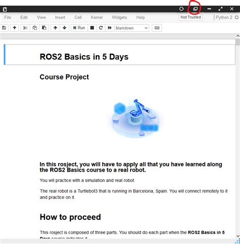 Opening Course Notebook In New Tab ROS2 Basics In 5 Days C Opens