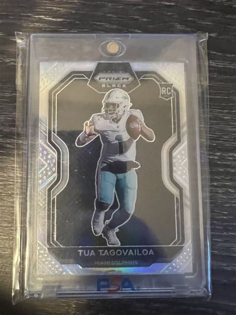 2020 Chronicles Prizm Black Tua Tagovailoa Silver Prizm Rookie RC PB2