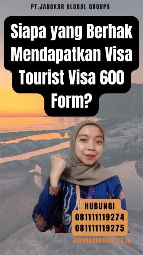 Tourist Visa Form Panduan Lengkap Jangkar Global Groups