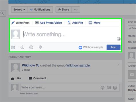 How To Create A New Facebook Group With Cheat Sheet WikiHow