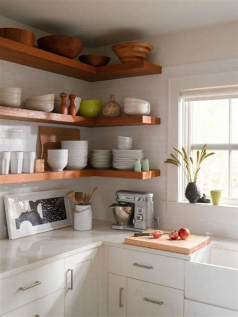 65 Ideas Of Using Open Kitchen Wall Shelves Shelterness