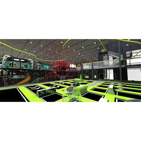 Amazing Indoor Sports Park Adventure Trampoline Park Total Solution By