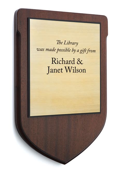 Cambridge Donorsigns Plaque Design Donor Wall Plaque