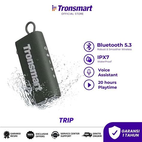 Jual Tronsmart Trip W Portable Bluetooth Speaker With Ipx Waterproof