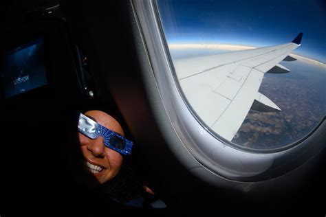 The Solar Eclipse From Delta Flight 1218