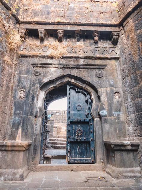 Lohagad Fort Gate Pune India Imagen De Archivo Imagen De India Borde