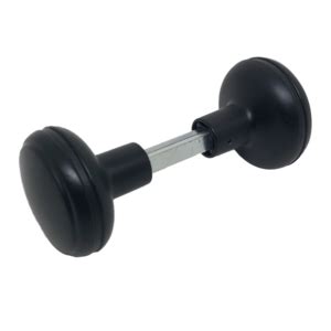 Maçaneta Para Porta Fechadura Modelo Bola Preto Universal Leroy Merlin