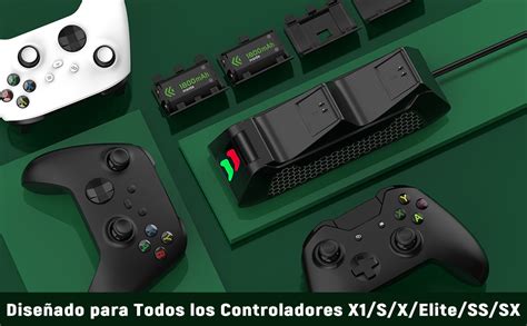 ERWBZP Estacion De Carga Dual Compatible Con Controles De Xbox Series S