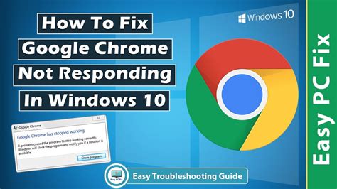 Fix Google Chrome Not Responding In Windows Fix Chrome Freezing