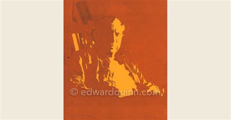 Serigraphy Orange By Edward Quinn 1974 Pablo Picasso In The Rocking