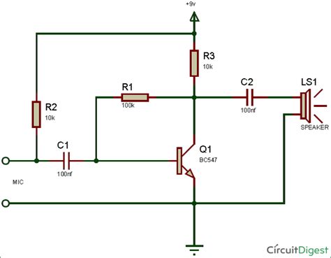 C1815 Schematic Low Pass Audio Filter Circuit C1815 Transistor Npn