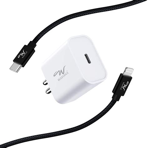 Wayona W Usb C Adapter With Type C To Lightning Mfi Certified Pd