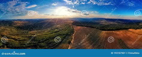 Panorama of Nature and Hills in Moldova Stock Image - Image of background, blue: 193107901