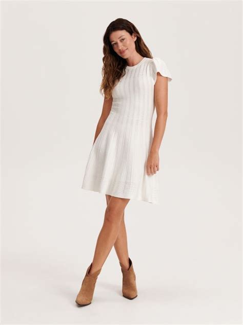 Mini Abito In Viscosa Colore Nude Reserved V X