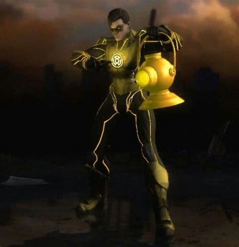 Regime Yellow Lantern Hal Jordan Injustice Yellow Lantern Green