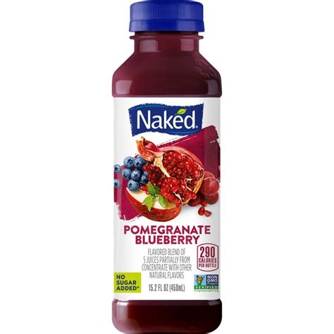 Naked Pomegranate Blueberry 100 Juice Blend SmartLabel