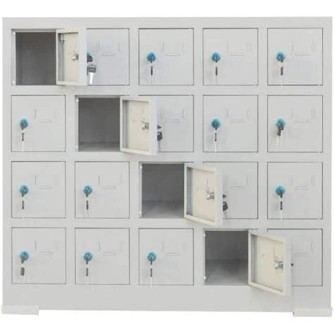 INTBUYING Steel Cabinet Cell Phone Locker Cabinet Key Type Safe Mobile ...