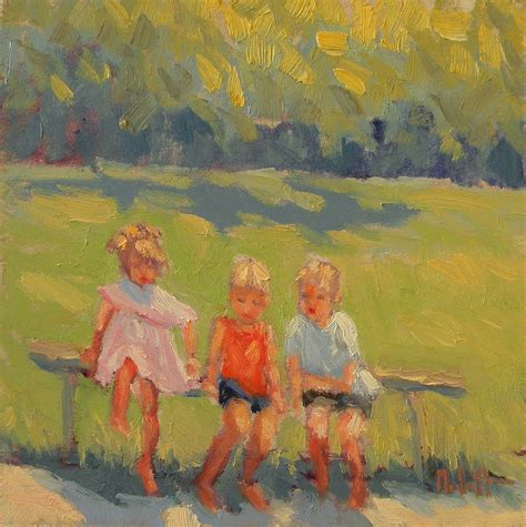 Painting Daily Heidi Malott Original Art Children Portrait Painting