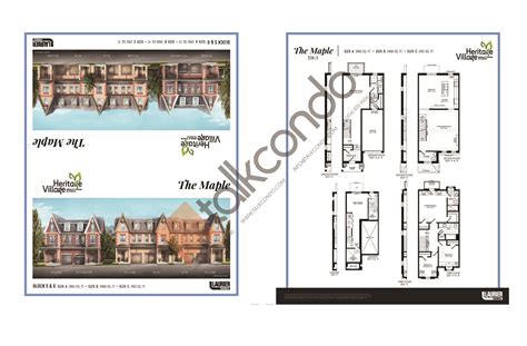 Heritage Village Towns & Semis | The Maple | 2468 sq.ft. | 3 bedrooms