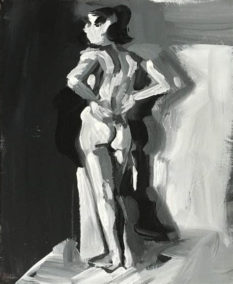 Standing Nude Painting By David Wooddell Saatchi Art