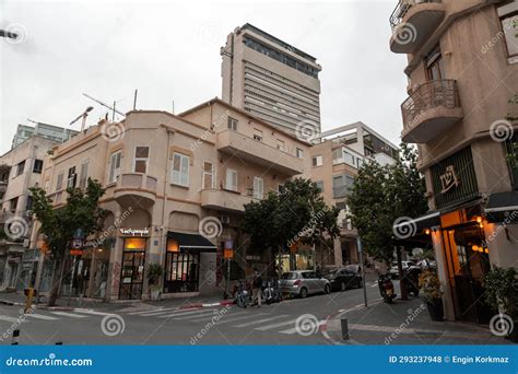 Street View From The Allenby Area In Tel Aviv Israel Editorial Stock