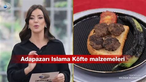 Gelinim Mutfakta Adapazarı Islama Köfte nasıl yapılır Adapazarı Islama