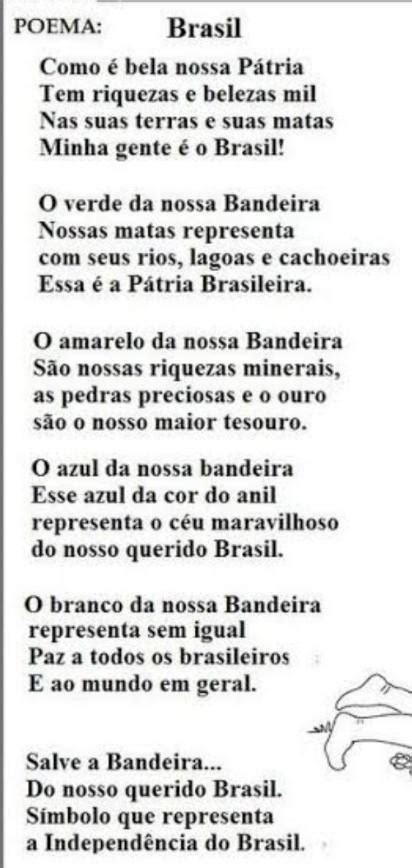 Poema Sobre A Independ Ncia Do Brasil Estrofes E Versos E Que