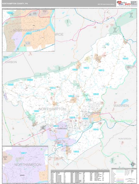 Map Of Northampton County Pa - Maping Resources