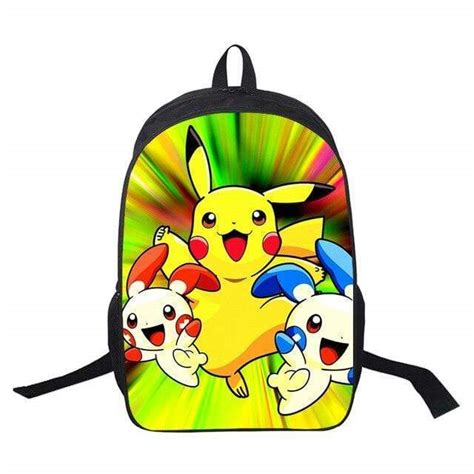 Sac Dos Pokemon Pikachu Posipi Et N Gapi Boutique Pokemon