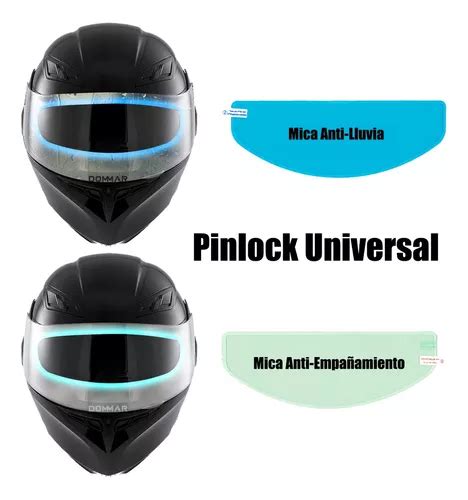 Pinlock Universal Para Casco Mica Anti Empañamiento Y Lluvia MercadoLibre