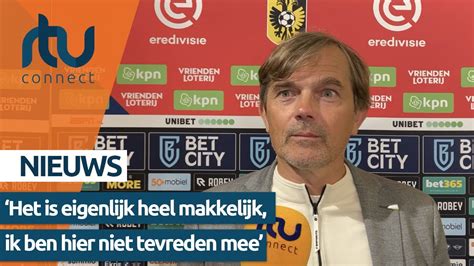 Reactie Phillip Cocu Na Vitesse Excelsior Youtube