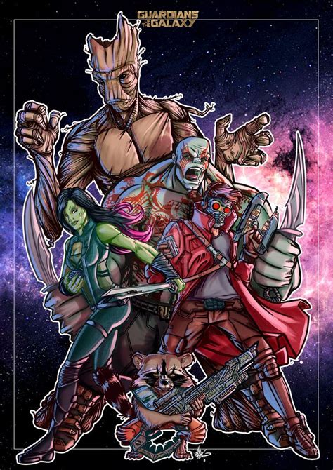 Guardians Of The Galaxy Fan Art Guardians Of The Galaxy Tribute