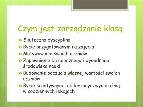 PPT Zarządzanie klasą a motywacja ucznia PowerPoint Presentation