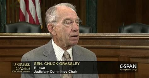 Landmark Cases Interview with Senator Chuck Grassley | C-SPAN.org