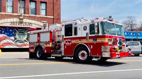 Brand New 2023 Fdny Engine 321 Responding From Quarters On Gerritsen Avenue In Brooklyn New