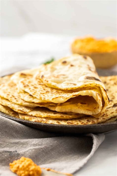 3 Ingredient Flatbread No Yeast Easy Recipe Sugar Salt Magic