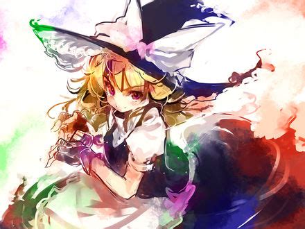 Фото Marisa Kirisame Мариса Кирисаме из игры Touhou Project Проект