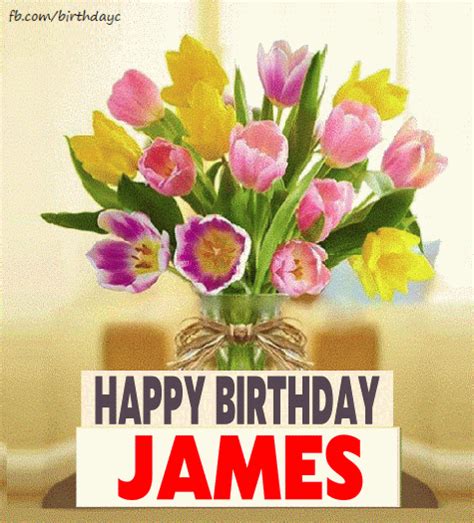 Happy Birthday JAMES gifs | Birthday Greeting | birthday.kim